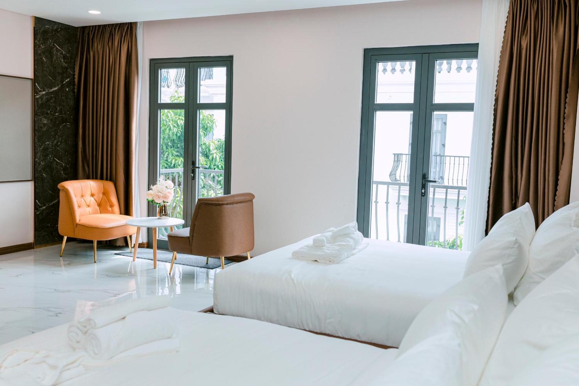 Vin Hotel Виньлонг Экстерьер фото