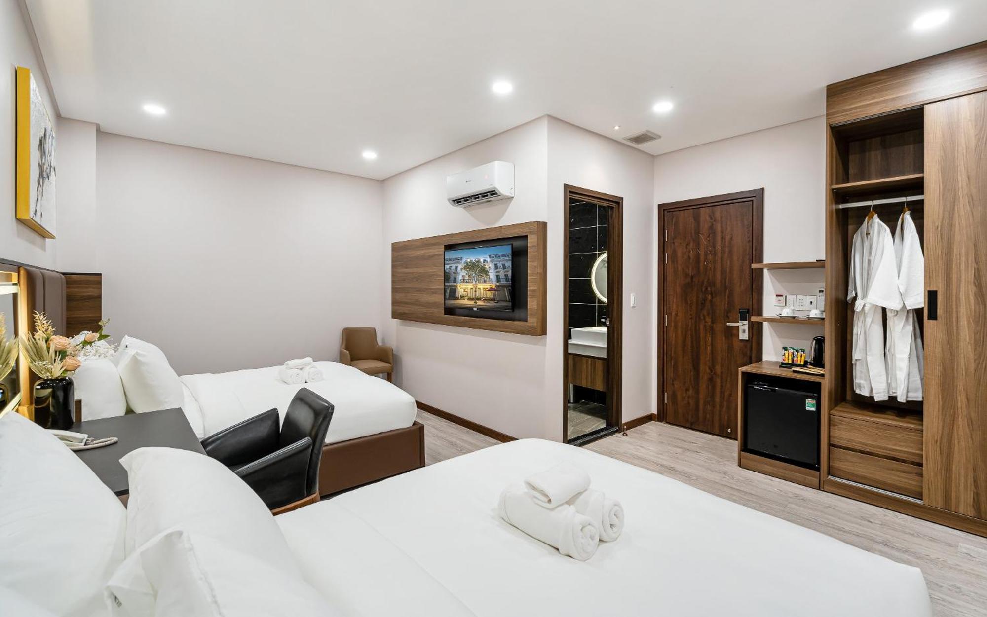 Vin Hotel Виньлонг Экстерьер фото